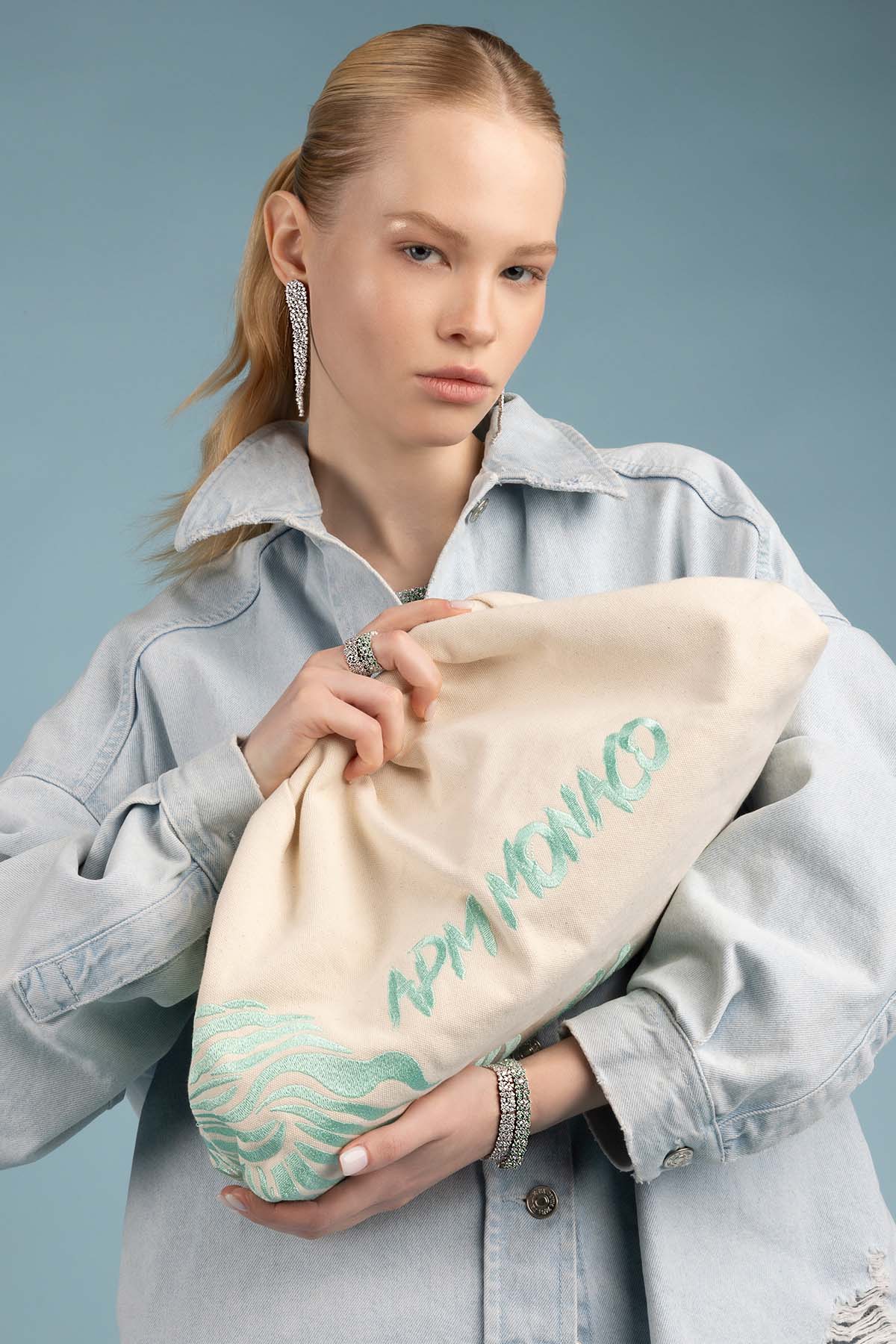 Ring APM Monaco, silver drop ring.