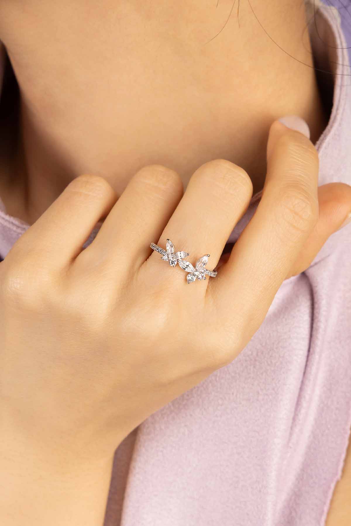 APM Monaco Double Butterfly Ring