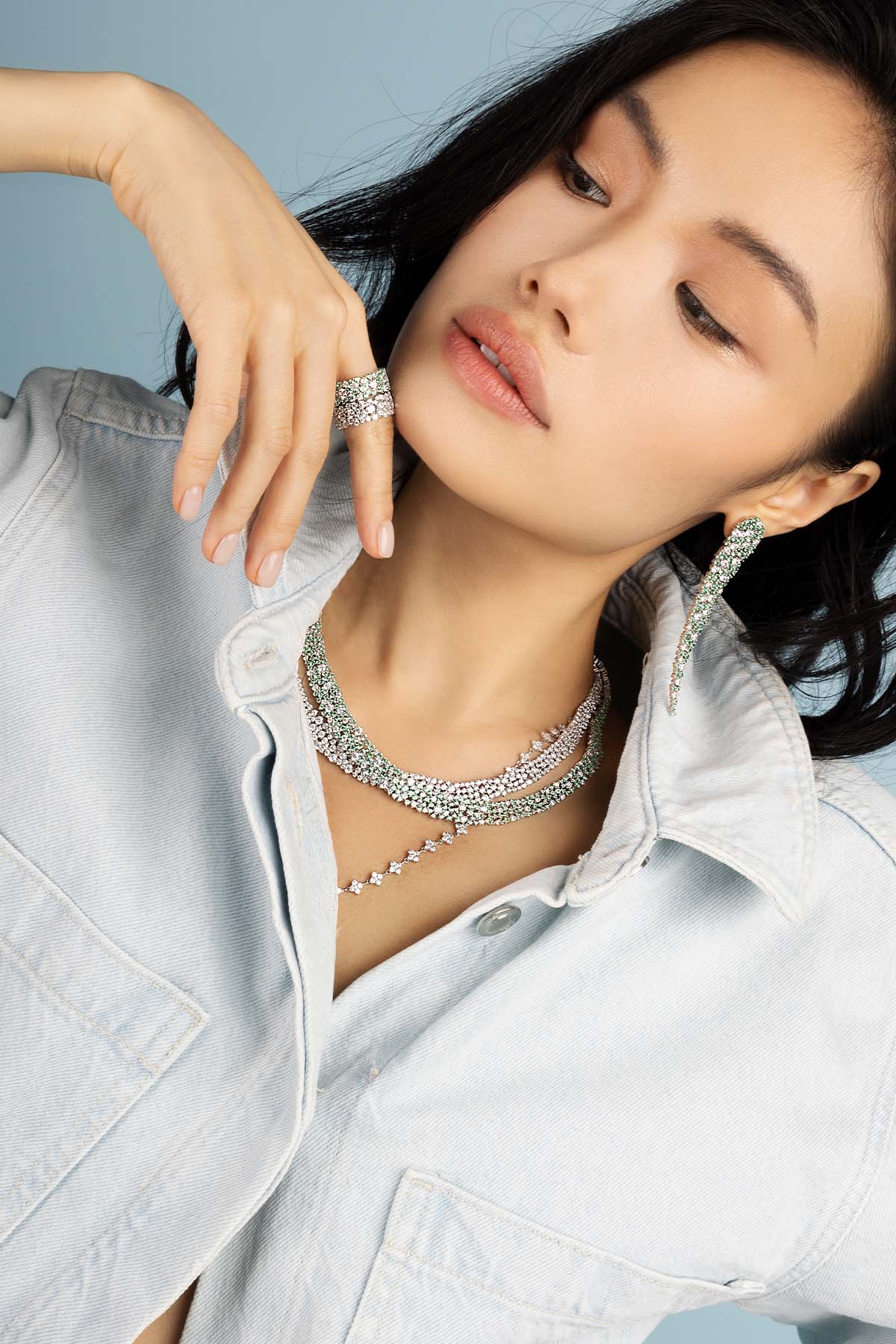 Necklaces APM Monaco drop choker.