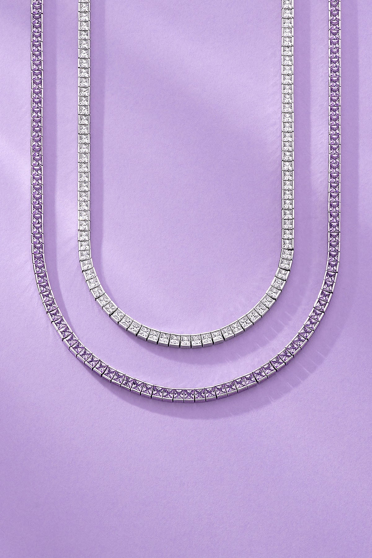 APM Monaco Lilac Lumière Pavé Choker
