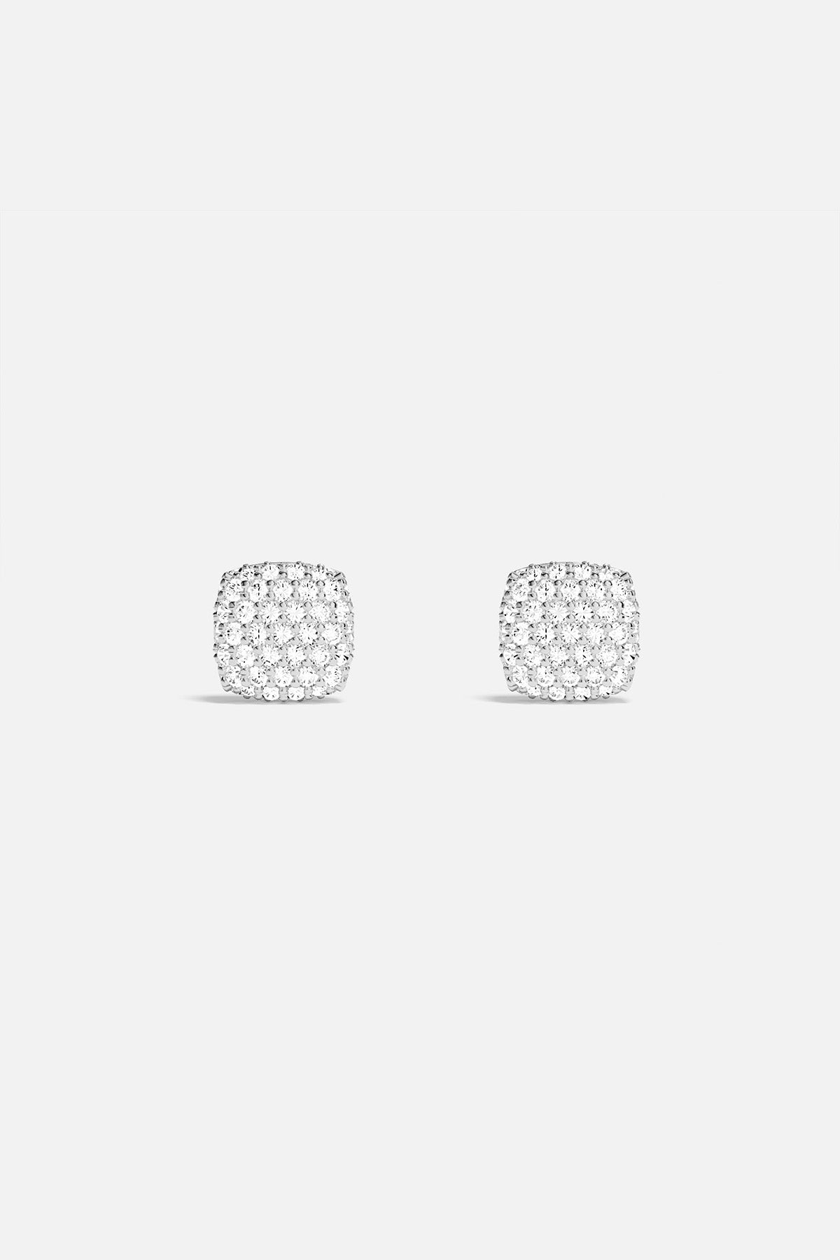 Pavé Stud Earrings - APM Monaco