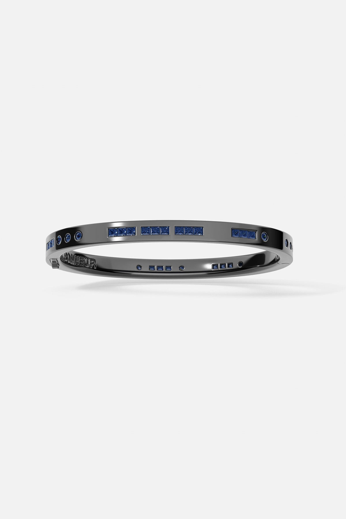 APM Monaco Morse BONHEUR Bangle Blue