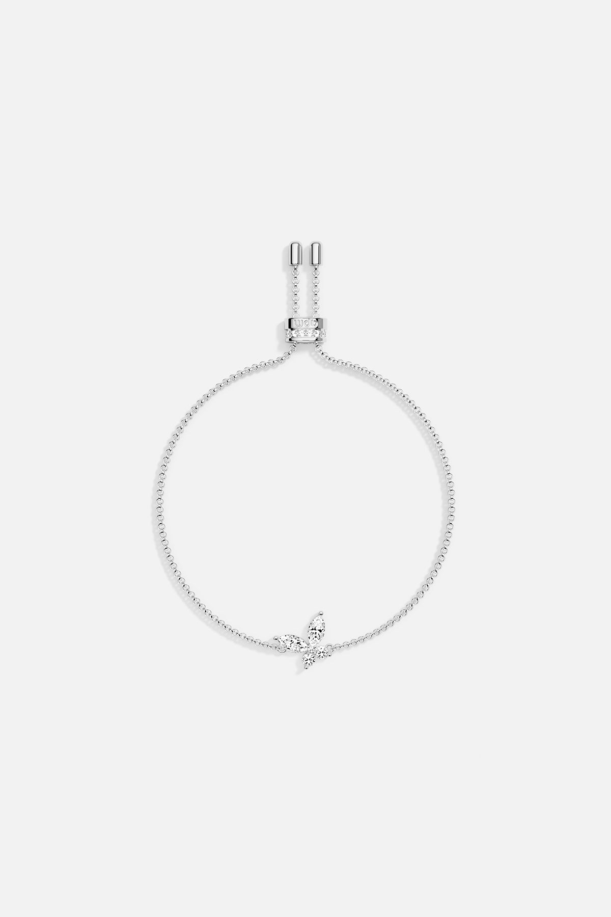 Bracelets APM Monaco; adjustable butterfly bracelet in Silver-tone-tone