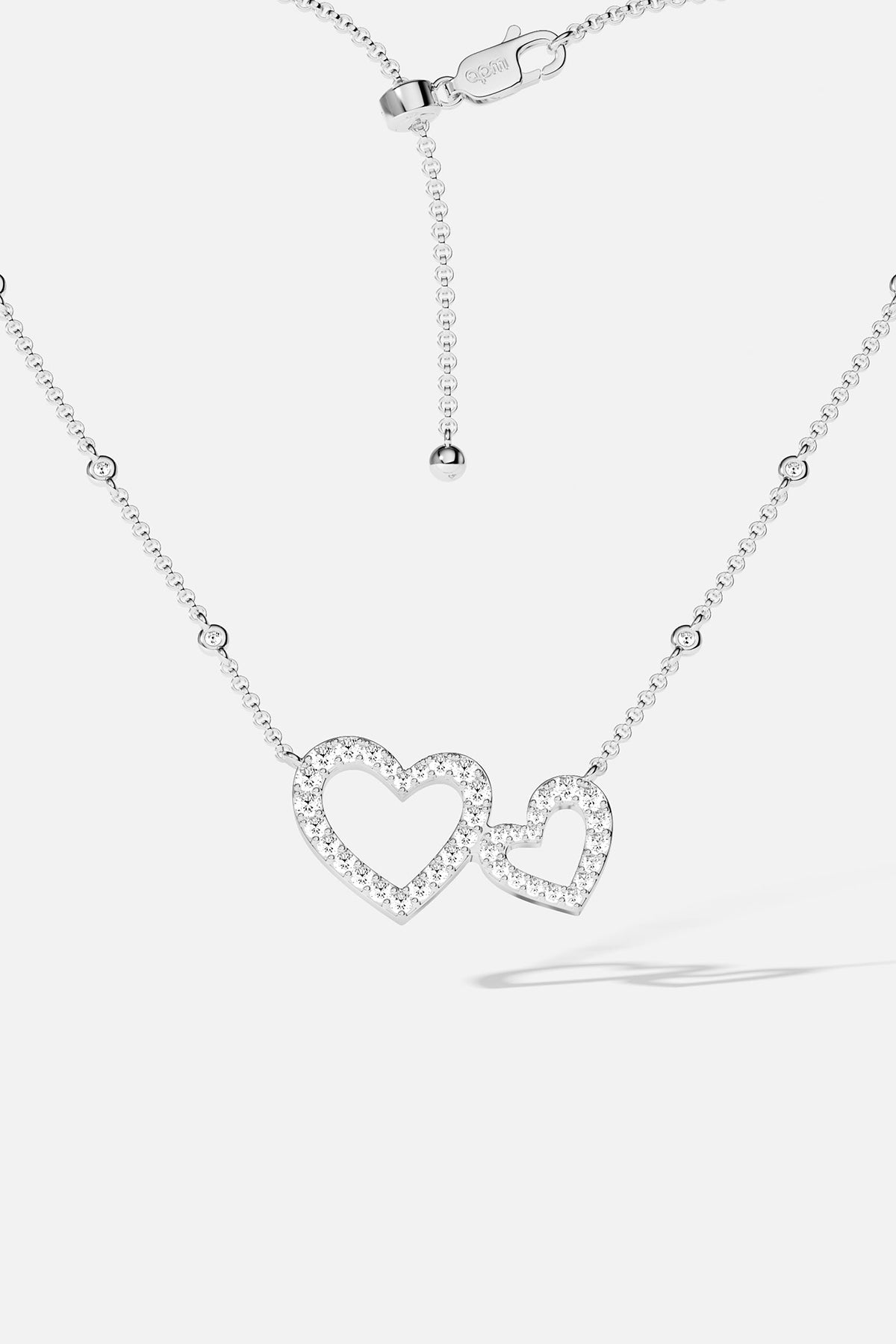 APM Monaco Double Hearts Necklace