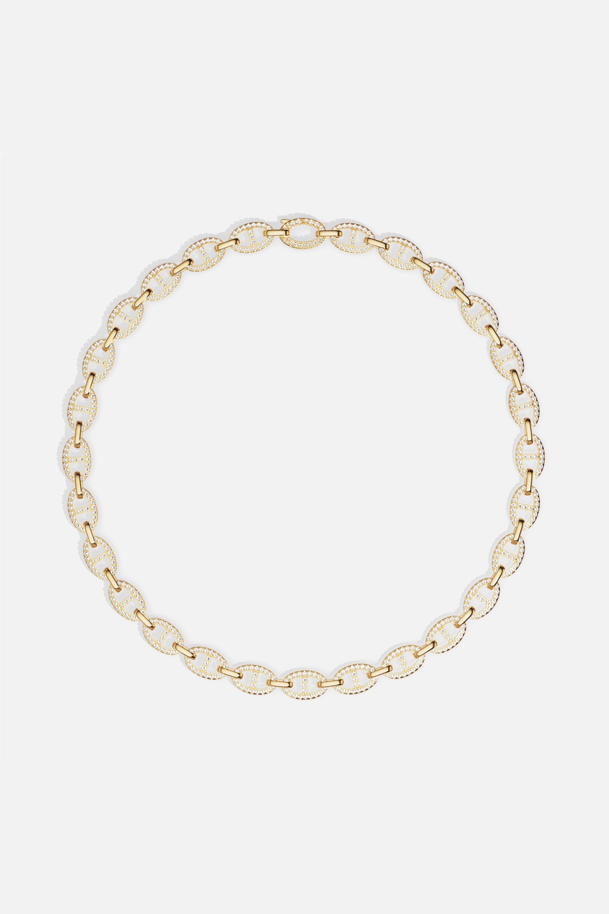 APM Chain Necklace, a golden statement shimmering with effortless allure.