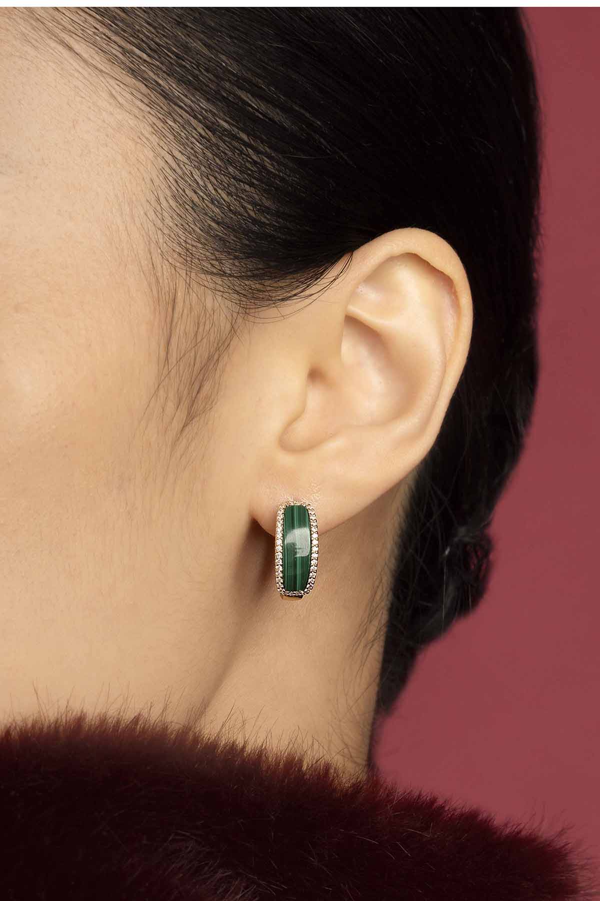ピアス17 mallow ino グリーン系 Nice ピアス | APM Monaco