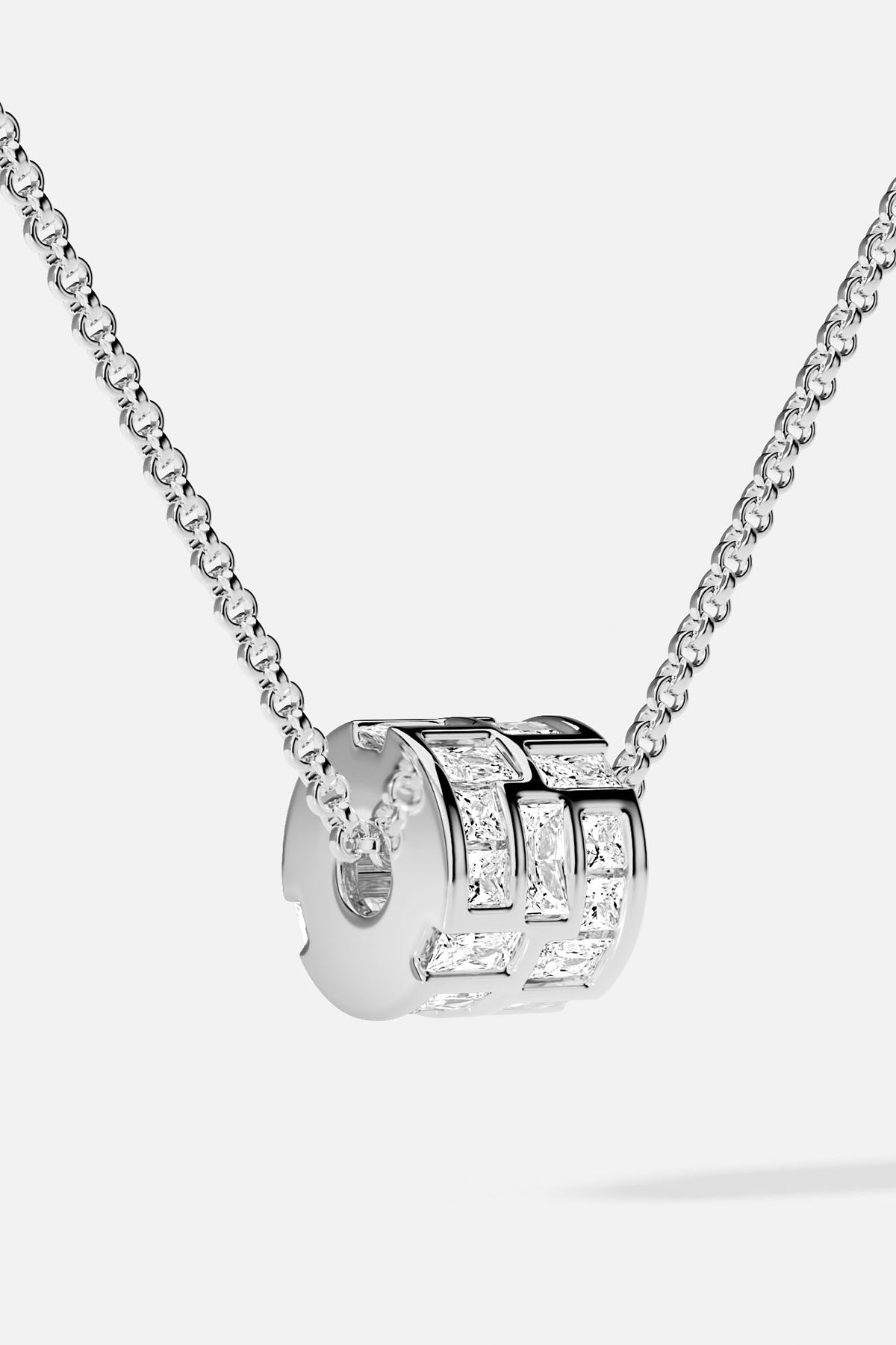 APM MONACO labyrinth adjustable choker in silver 