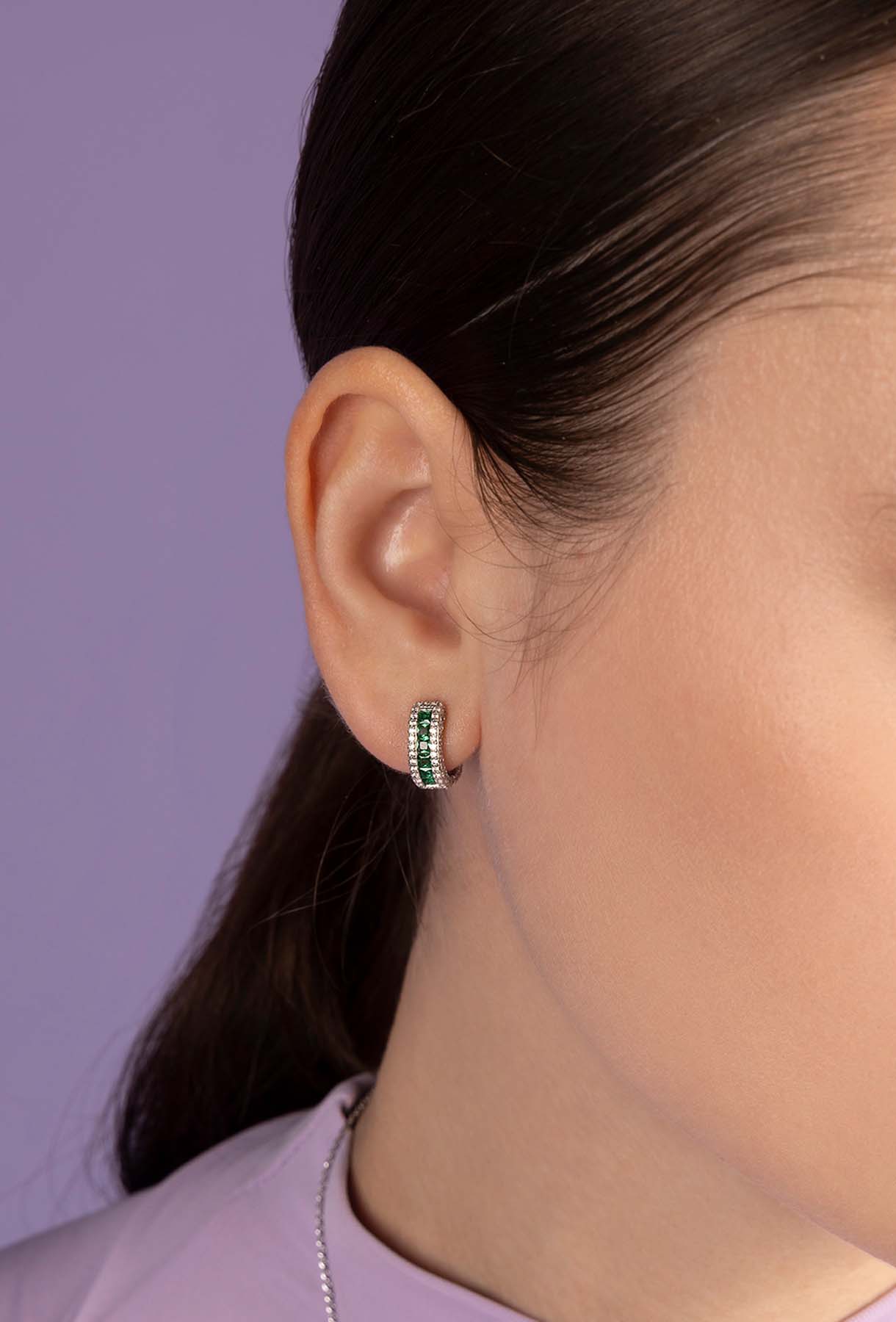 APM Monaco Mini Green Monaco Hoops
