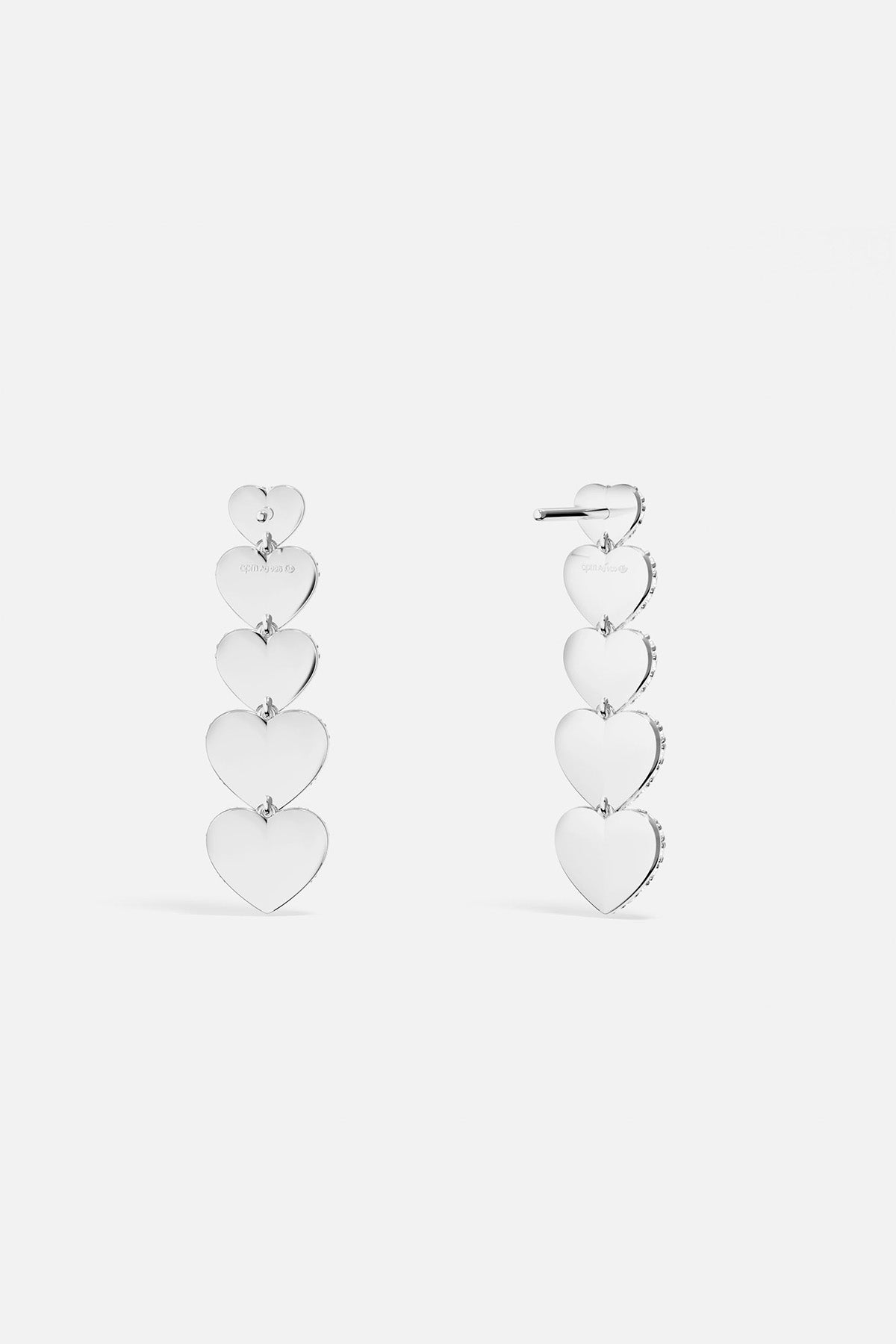 Heart Drop Earrings - APM Monaco