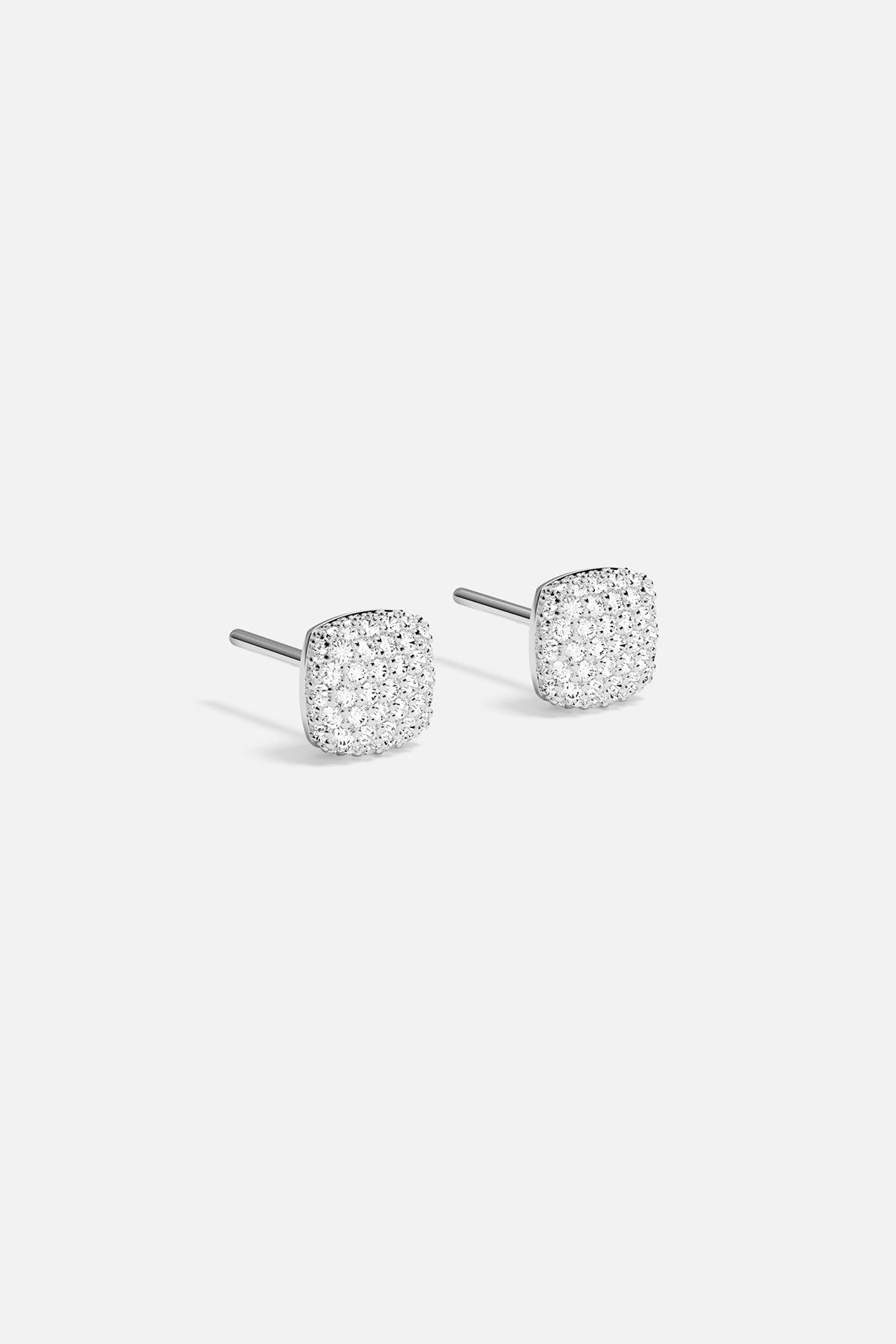Pavé Stud Earrings - APM Monaco