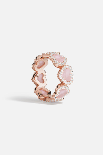 apm monaco パール　リング Éternelle Ring, Mother of Pearl | APM Monaco