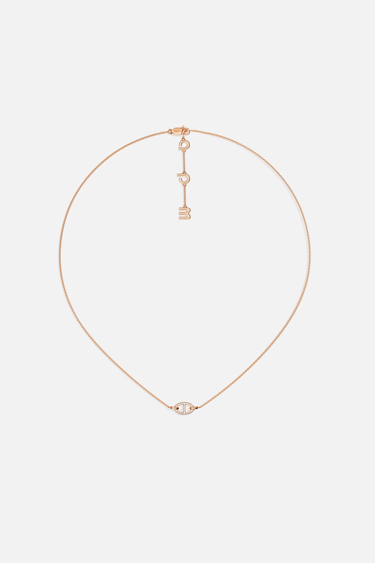 Rose Gold Maille Marine ピンクゴールドネックレス | APM Monaco