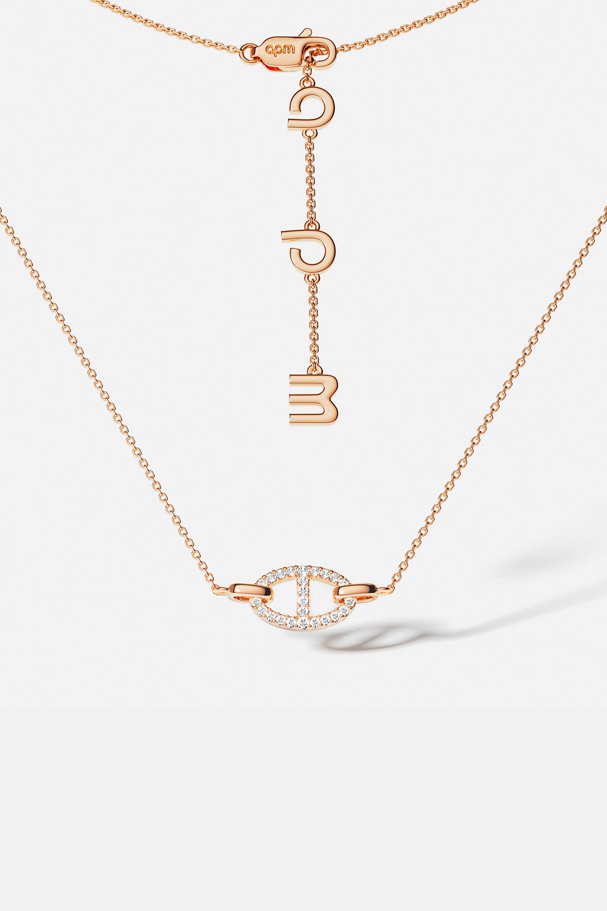 Rose Gold Maille Marine ピンクゴールドネックレス | APM Monaco