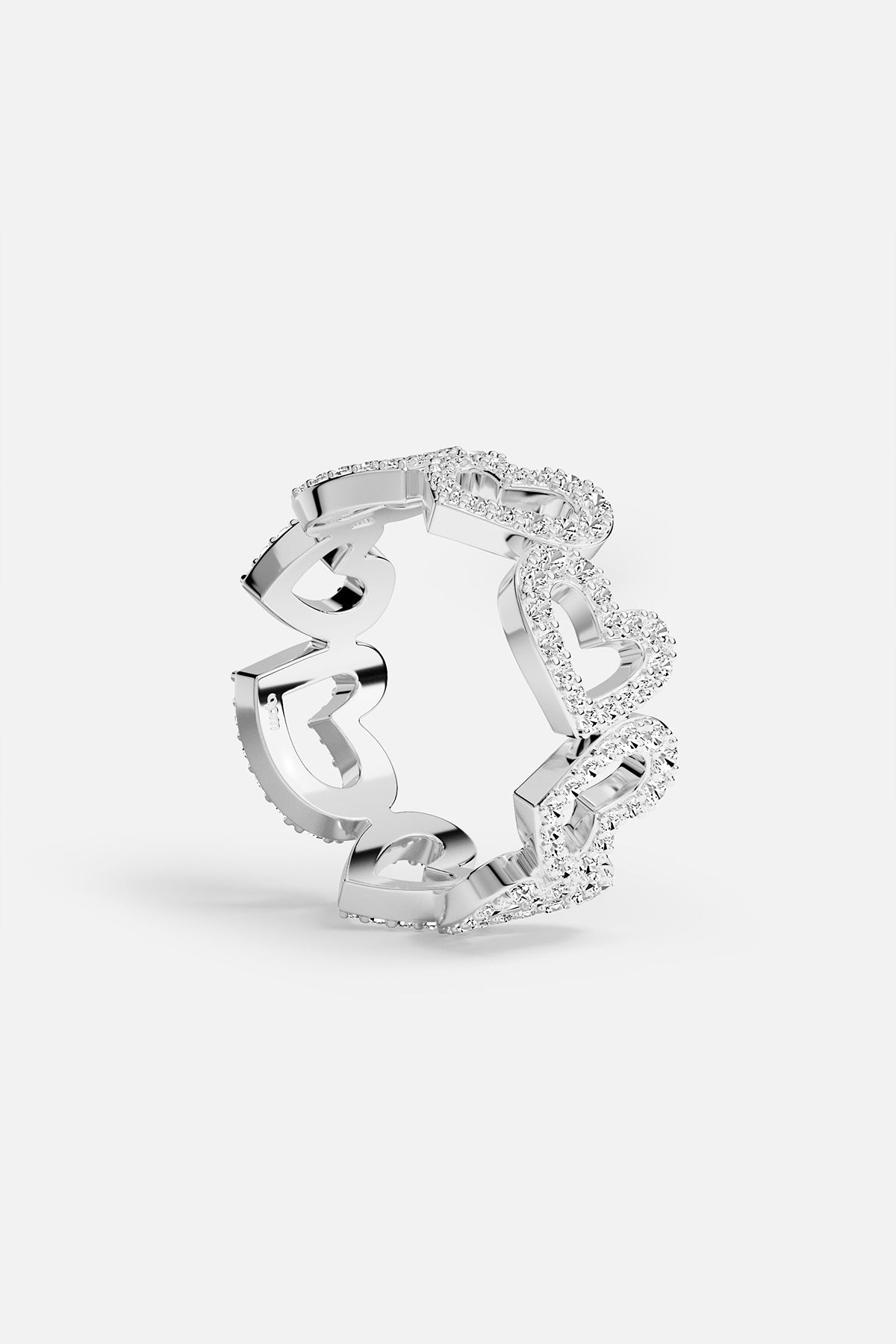 APM Monaco Asymmetric Heart Ring