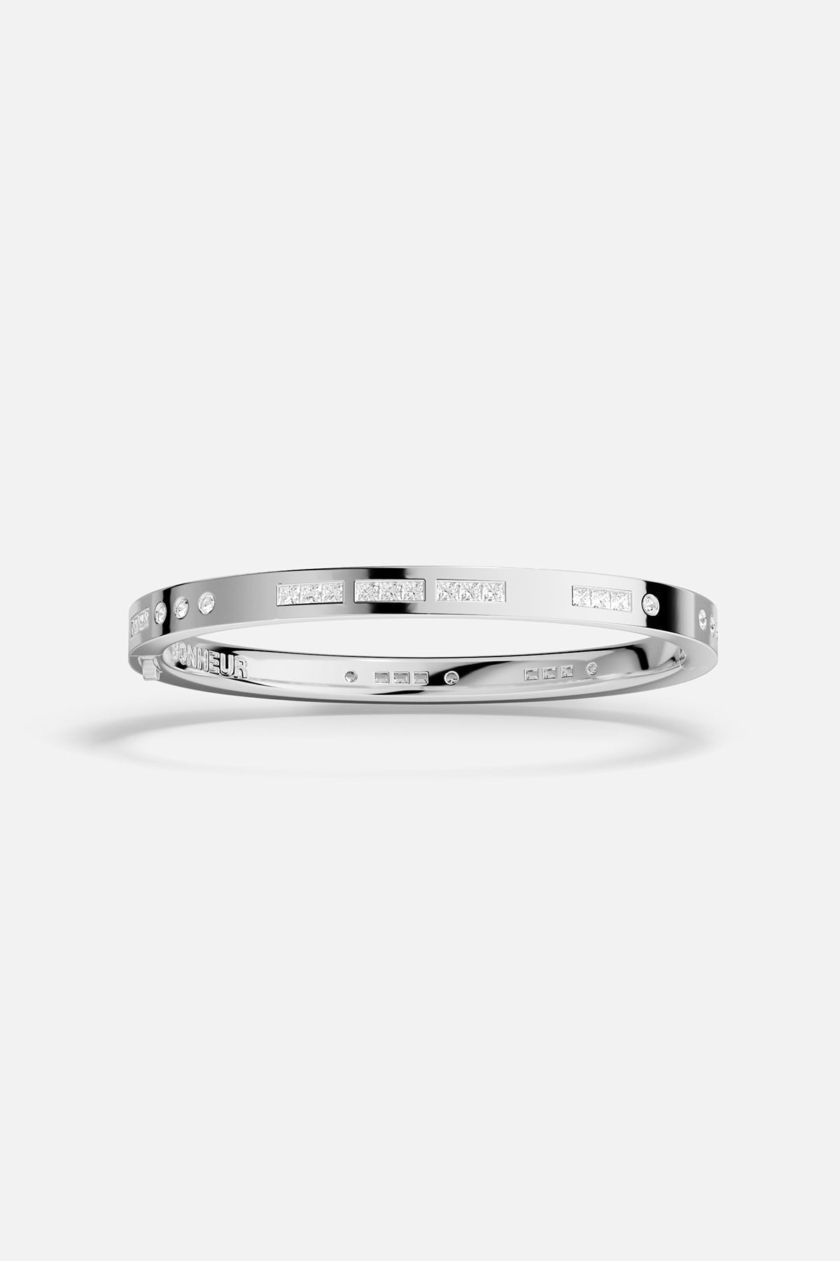 Morse Code Bracelet, White Alloy | APM Monaco