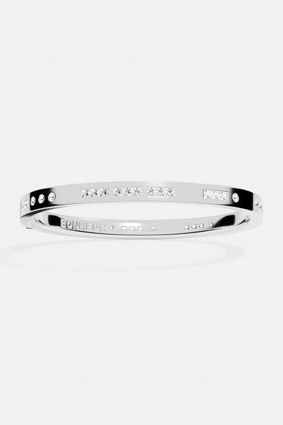 Morse Code Bracelet, White Alloy | APM Monaco