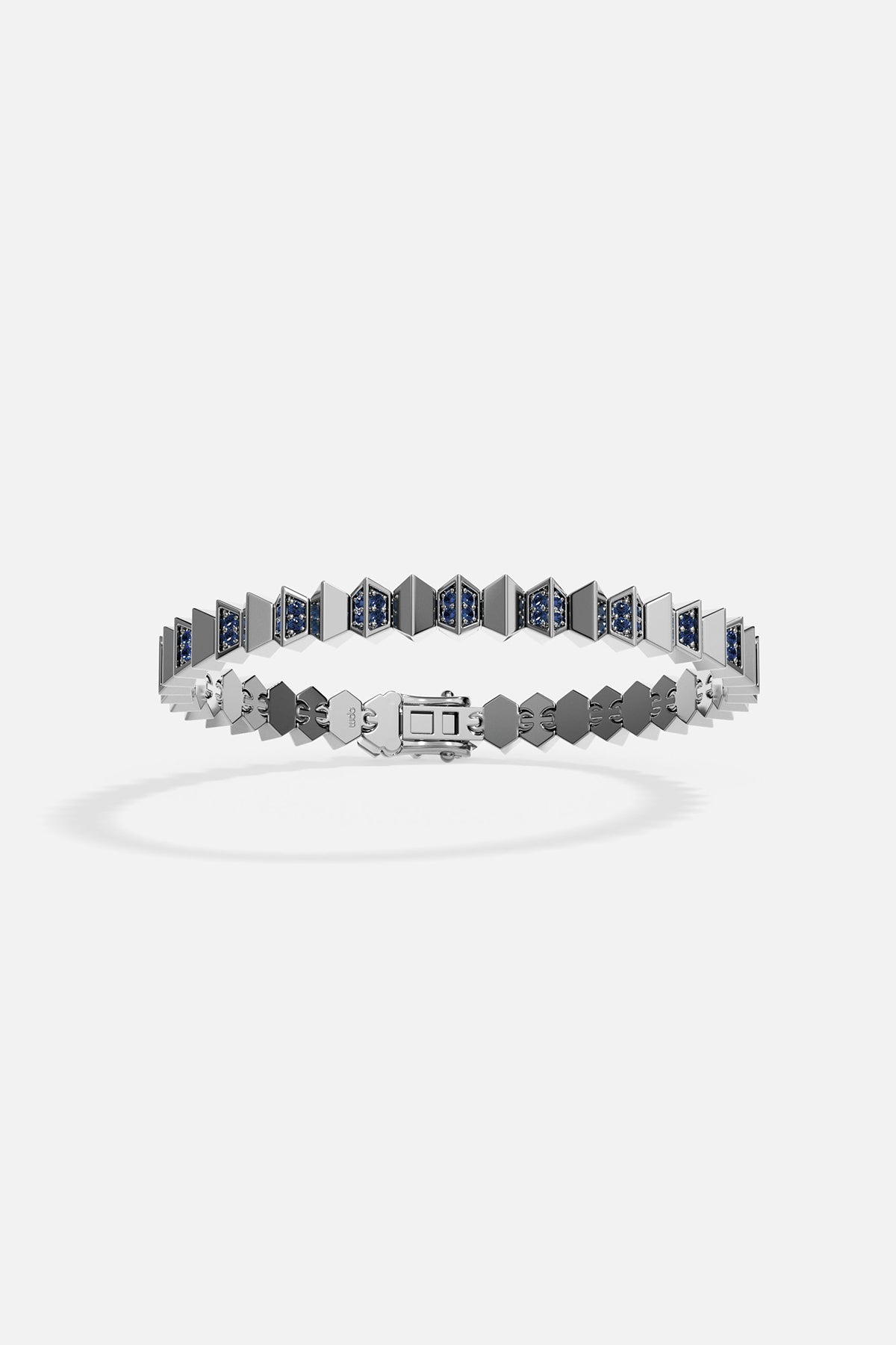 Blue Up and Down Bracelet, Blue Cubic Zirconia | APM Monaco