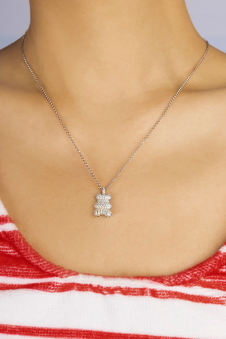 Yummy Baby Baba Necklace, Blue Cubic Zirconia | APM Monaco