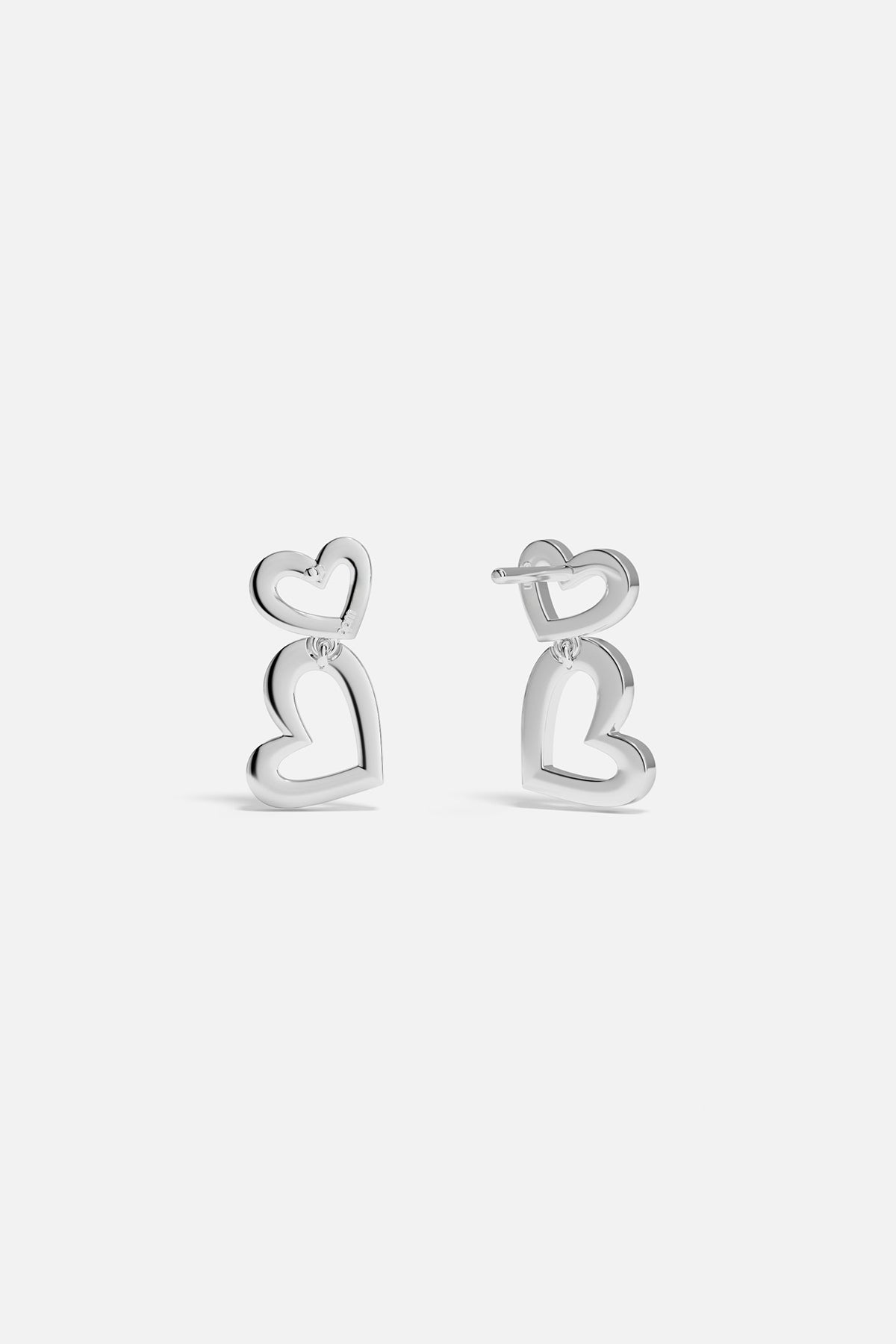 APM Monaco Double Hearts Earrings