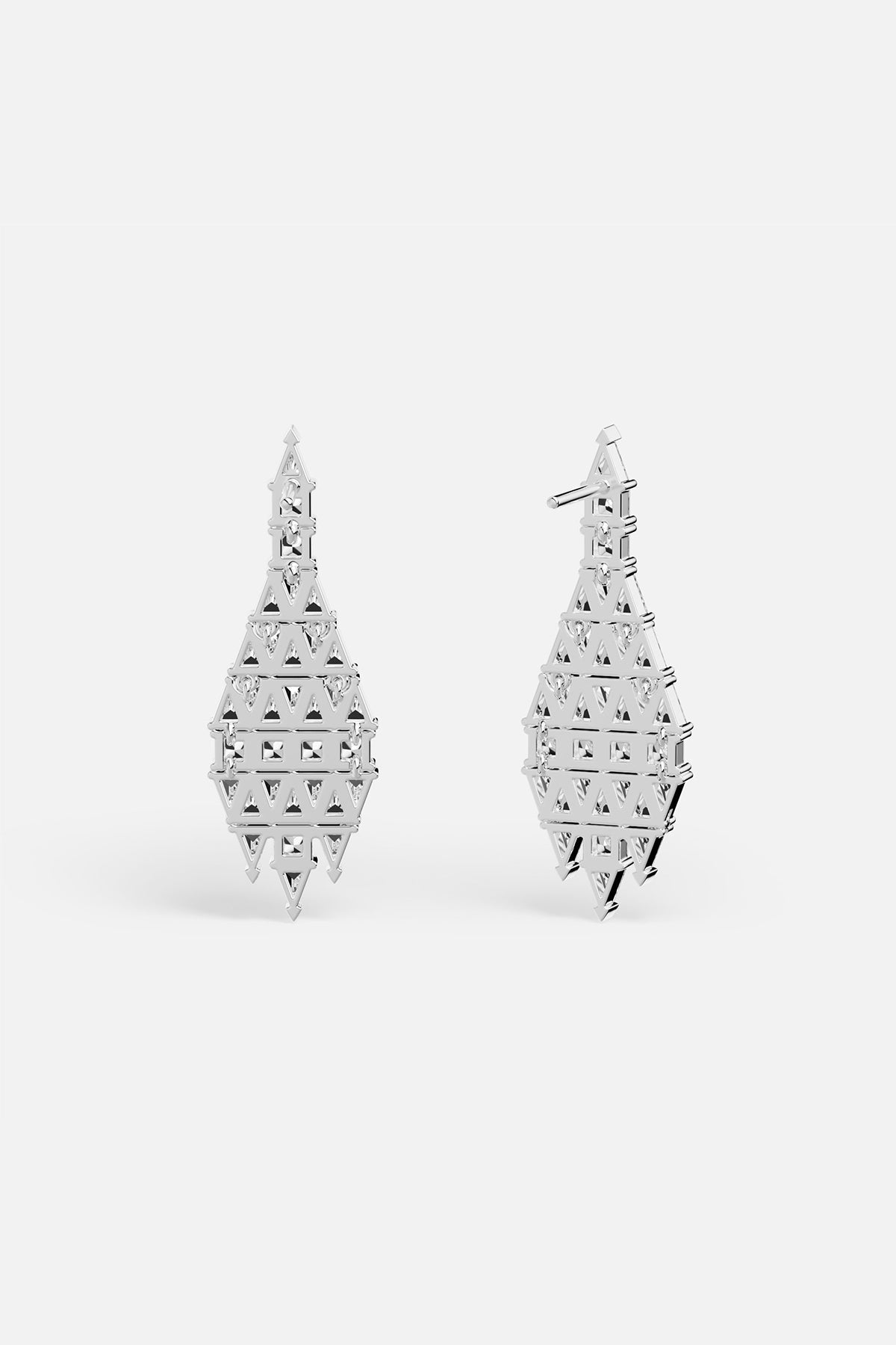 APM Monaco Art Deco Drop Earrings