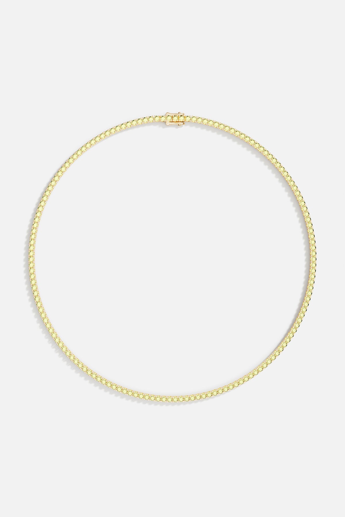 Necklaces APM Monaco, pavé yellow-gold choker with diamonds.