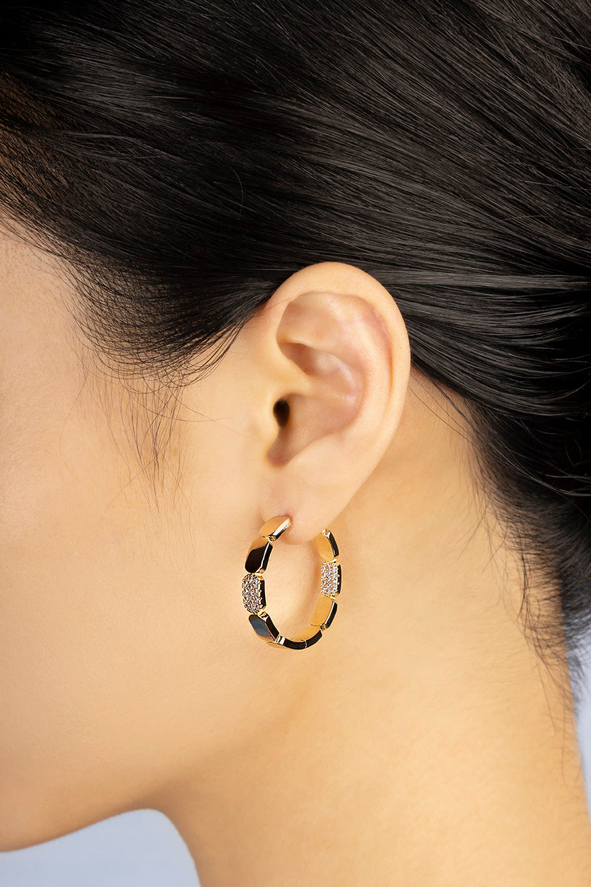 APM Monaco Earring Pavage