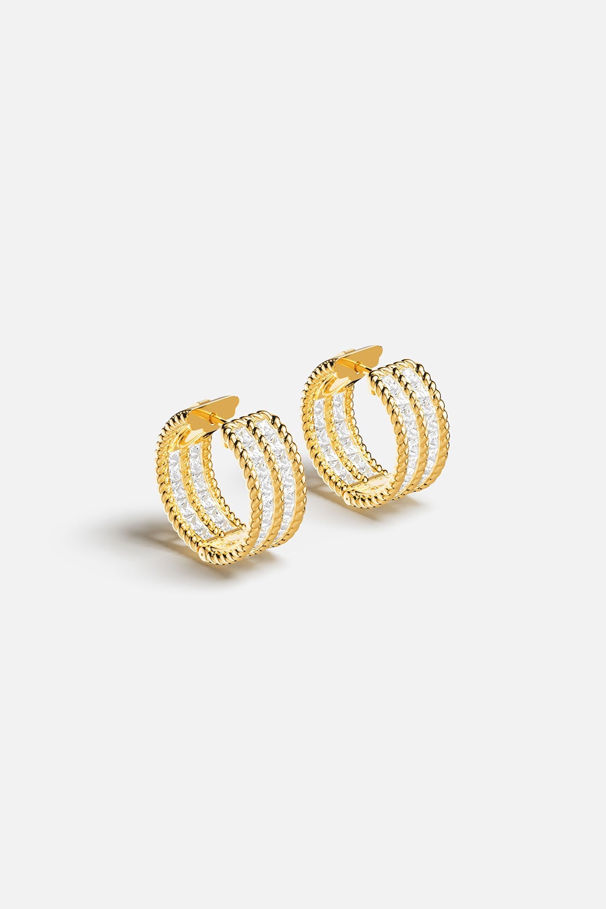 Torsade Hoop Earrings - APM Monaco